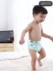 ผ้าอ้อมผ้า แพมเพิสแบบซักได้ กางเกงซับฉี่ กางเกงผ้าอ้อม กางเกงเลิกเพิส Baby learning Pants