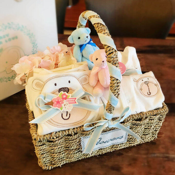 Newborn Gift Box Infant's Outfit Gift Box For Boys And Girls 100 Days ...