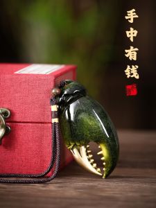 Hands Rich Hand Pieces Bring In Wealth and Treasure Full Brass Hand Clamp Crab Clamp Ornaments Tea Ornaments Pendant Decompression Gift