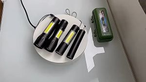 ARAFURA - TaffLED Albinaly Senter LED USB Rechargeable Q5 + COB 2300 Lumens - 1517 - Black