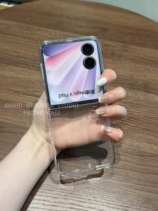 Honor Vflip2 Phone Case New Foldable Screen Transparent Hard Shell Womens Full Cover Anti-Fall Protection for Men And Women