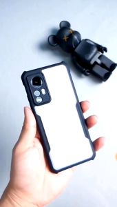 Promo Case Armor Fusion Shockproof Transparent Vivo Y100 / Vivo Y200e 2024 / Vivo Y75 5G 2022 + Free Holder Ring