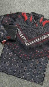 PERMANA Kemeja Batik Motif Terbaru Solo Pria Lengan Panjang Lapis Furing Modern