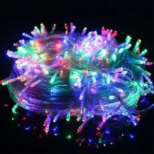 Christmas LED String Lights RGB 200LEDs 20M Waterproof Decorative Lights European Standard 220V Home Holiday Dress Up