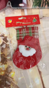 Christmas stocking christmas tree decoration christmas ornamentChristmas giftparty SockDIY