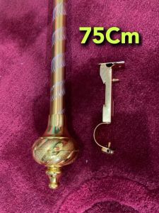 Batang Ring Gorden Panjang 50cm 75cm 100cm set penyangga dan mahkota Komplit