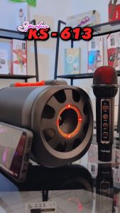 【Ready+Bisa dikirim hari ini】Speaker Bluetooth Portable Free Mic Wireless Advance KS-613 [Karaoke/USB/TF/FM/5 Inch] Speaker Bluetooth / Salon Bluetooth / Salon Speaker Bluetooth / Salon Bluetooth Karaoke / Speaker Salon Bluetooth Karaoke / Speker Blutut