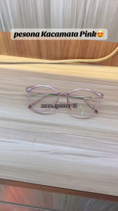 Terlaris Frame kacamata Pria/Wanita Cat Eye M.E 8136Free Lensa Minus/Cylinder/Plus Antiradiasi | Photocromic | Blueray | Bluecromic.