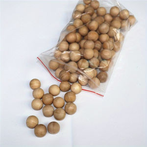 50pcs Natural Balls Camphor，Camphor Balls for Wardrobes and Drawerswith cedar balls red cedar balls，Keep The Air Fresh