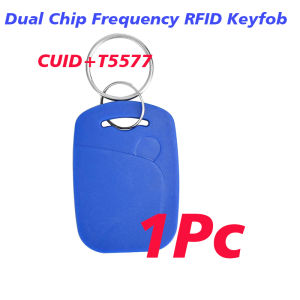 RFID Keyfob Writable Rewrite RFID Keyfobs 13.56MHZ 1K CUID T5577 125KHZ ID Key Card Access Control Key Tags