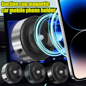 【Pphha】New Vacuum Suction Cup Phone Holder 360° Rotatable Car Dashboard Phone Stand High Quality Intelligent Magnetic Adjustable Universal Bracket