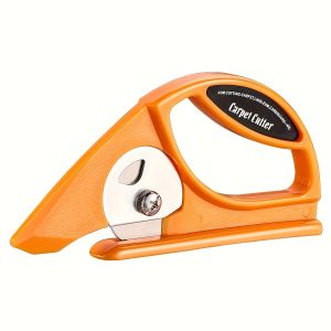 Dao Cắt Xoay Bằng Thép Không Gỉ 45mm Với Tay Cầm Nhựa Tiện Dụng Và Đế Chắc Chắn Để Cắt Vải Và Thảm