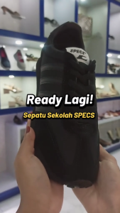 SEPATU SEKOLAH ANAK SD DAN SMP SPECS 104 B BLACK SEPATU FORMAL SEPATU KETS SEPATU ANAK ANAK FULL HITAM