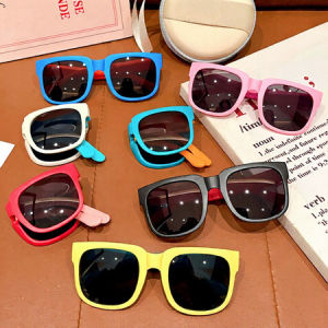Teybren Kids Sunglasses Foldable Fashion Shade glasses for Boys Girls UV400 Outdoor