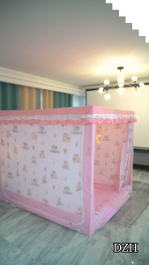 ผลิตภัณฑ์ใหม่ มูกหน้า 5/6.6 ฟูต มูกหน้า 4 ฟูต สามประตู มูกหน้ากันยุงแบบมีซิป ตาข่ายมีความแข็งแรง แข็งแรงและสามารถใช้งานได้จริง