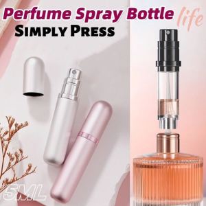 5ML Perfume Atomizer Traveling For Cosmetics Aluminum Empty Refillable Bottle