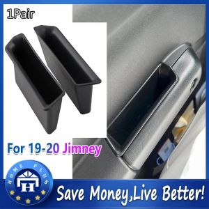 【Local delivery】 Car Interior Front Door Side Storage Box Glove Organizer Phone Container Case Handle Pocket for Suzuki Jimny JB74 2019 2020 2021 Car-Handle-Pocket-Jimny