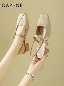 Daphne | Comfortable High-Heel Mary Jane Sandals for Dresses