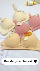 WAWA - BH IBU MENYUSUI BUSA SEDANG KANCING DEPAN TANPA KAWAT | BH BUSUI MATERNITY YAKANGPOL