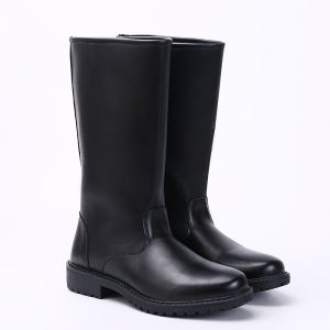 Mens High-Tube Long Boots Warm Performance Flag-Raising Boots Spring Autumn Winter Cotton-Increased Fashion Boots