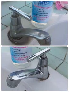 ผลิตภัณผลิตภันฑ์ทำความสะอาด คราบสนิมบนโครเมียม โลหะกระเบื้องพื้นปูน คราบน้ำบนผิวกระจกคราบหินปูน คราบตะไคร่