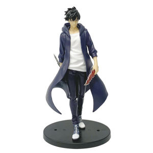 Bandai | In Stock Solo Leveling (Anime Version) Figure -Sung Jinwoo Action Figure 21cm PVC Collect Model Figure Display Anime Merchandise