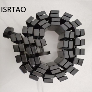 ISRTAO brand New product 100CM Snake Magnetic Vertical Cable Organizer Adjustable Under Table Wire Cable Tray Management Spine