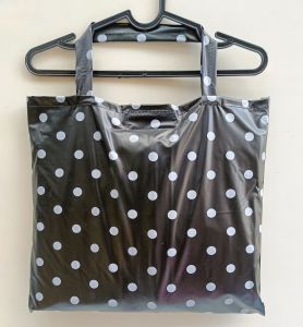 jas hujan wanita jas Hujan motif polkadot model rok