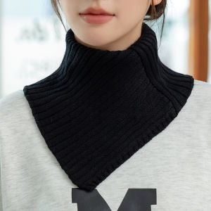 NANJILING | New Knitted Neck Warmer with Faux Collar Multifunction