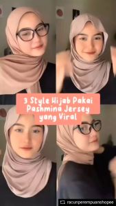 PASHMINA JERSEY POLOS TERBARU KEKINIAN/PASMINA INSTAN MURAH