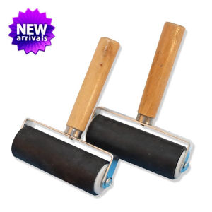 Professiona Rubber Roller Hard Print Ink Painting Roller Stamping Construction Tool Art Craft Paint Decorating Students Tool