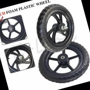 Solid Non Inflatable Wheels for Childrens Balance Bikes Bicycle Accessories with 12 Inch Foam Wheels