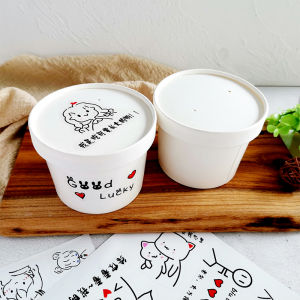 Thickened Heart Shaped Cake Box Ice Cream Cup Mousse Pastry Packaging Box with Stickers for Baking And Cooking Supplies