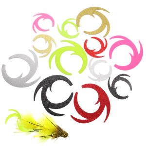 8pcs/12pcs Fly Fishing Silicone Wiggle Dragon Tails Fly Tying Material for Pike Bass Saltwater Streamer Stimulator Fishing Lures