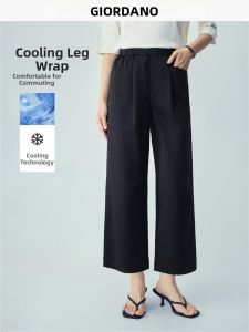 Giordano | Cool Comfort Stretch Waist Straight Leg Ankle Pants