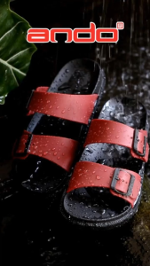 Sandal Lebaran Slide ANDO RADJA - Size 38-43 - Ringan Anti AIr dan Anti Slip