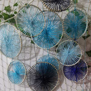 Creative Bamboo Ring Decorations for Kindergarten Classrooms And Shop Windows Chinese Style Wall Hanging Ornaments