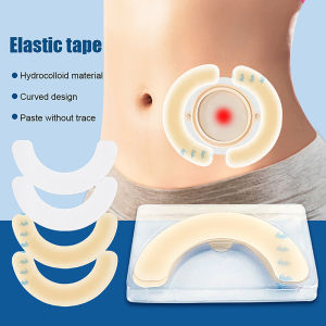 Heabety 1Pcs Hydrocolloid Elastic Ostomy Barrier Strips Colostomy Bag Waterproof Leak Skin Adhesive Ostomy Barrier Tape