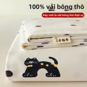 NONGNONGAI | Bộ Drap Giường Sợi Bông Cây Gai