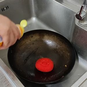 Sponge Fishing Net Scourer /Multiple Cleaner Net With Sponge Round/DishWashing Net With Sponge/Jala Cuci Pinggan/DISH NET WASHER/Round Dish Wash Fish Net Tebal Sponge Cleaning Jaring Penggosok