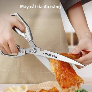 Kéo Nhà Bếp Bằng Thép Không Gỉ Lưỡi Dài Kéo BBQ Dụng Cụ Chuyên Nghiệp Để Cắt Thực Phẩm Nấu Chín