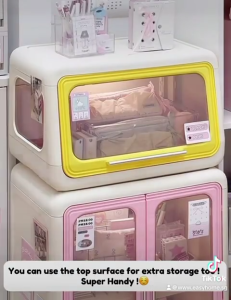 Childrens toy storage box lockers household living room large-capacity baby snacks books baby supplies sorting box