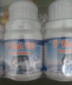 Minyak Ikan Salmon Ofish Oil 30 Kapsul Penambah Nafsu Makasn Dan Kecerdasan Anak
