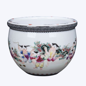 Trang Trí Gốm Vẽ Tay Phong Cách Trung Quốc