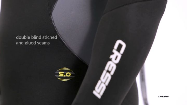 ชุดดำน้ำ CRESSI FAST MONOPIECE WETSUIT 5MM - MALE สำหรับผู้ชาย