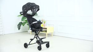 ASTOYS Baby Stroller Foldable Can Sit And Lie Two Way Lightweight Travel Stroller for Baby Girl Boy
