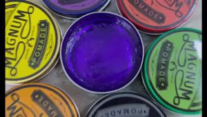 Magnum Pomade Hair Wax Styling Gel - Bau Wangi Strong Hold Water Base - Rapi, Kemas, and Harum - Ideal for Vintage, Pompadour, Slickback Haircuts - Easy to Wash Off - 50ml