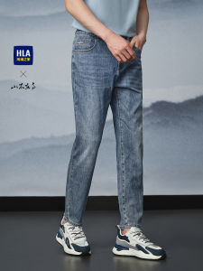 Quần Jeans Nam Ống Thẳng Rộng Mùa Xuân Hè Mới Quần Jeans Denim Phong Cách Đường Phố Cao Cấp Quần Jeans Cạp Trung Cấp