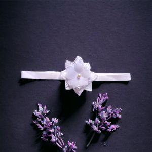 Cod Bandana Flower Amora / Bandana Bayi Baru Lahir / Bando Korean Style / Bandana Import