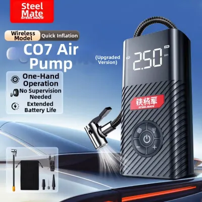Steelmate | Wireless Automatic Stop Car Air Pump Portable Multifunction Electric
